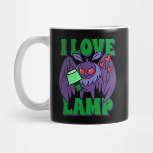 “I Love Lamp” Chibi Mothman Mug